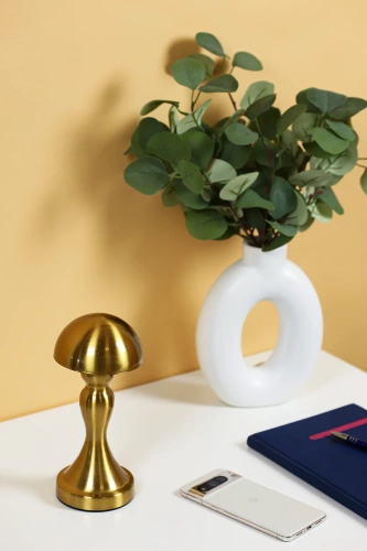 Lampa stołowa z wbudowanym akumulatorem | Lampa nocna z trzema barwami świecenia | Nastrojowa lampka do hotelu, restauracji | HJA11-A-GOLD