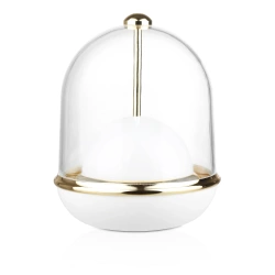 Lampka stołowa bezprzewodowa | Stylowa, ozdobna lampka z funkcją zmiany barwy | JX25-WHITE