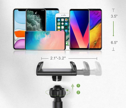 Elastyczny statyw na telefon i tablet | Uchwyt z pałąkiem 50 cm | PSI-T006