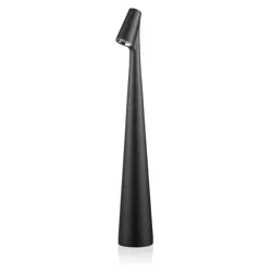 Bezprzewodowa lampka nocna z wbudowanym akumulatorem | Lampka z dotykowym sterowaniem | HMS-355-BLACK| Lampa stołowa 33,5cm