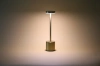 Lampka stołowa LED | Nowoczesna lampka nocna w wbudowanym akumulatorem | HJA21-GOLD