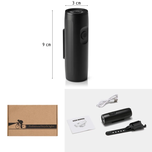 ampka rowerowa LED 390 lumenów | Przednie oświetlenie USB  2000 mAh |EOS290