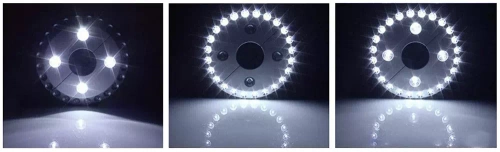 Lampa pod parasol ogrodowy ⌀22-45mm | 28 diod LED, 3 tryby świecenia, zasilanie 4x AA | LY-G003
