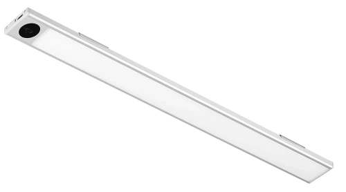 Lampka meblowa z czujnikiem ruchu | Bezprzewodowa lampka nocna z sensorem | Lampka LED podszafkowa 40 cm | HSL-S40CM-SILVER