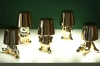 Nowoczesna lampa stołowa z dotykową obsługą | Lampka nocna z wbudowanym akumulatorem | HJA23-B-GOLD