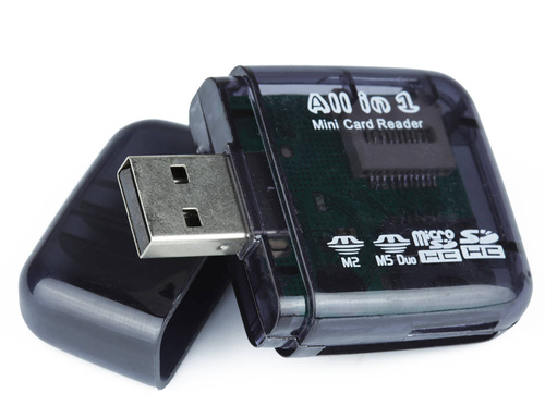 Uniwersalny czytnik kart pamięci USB All In One | CR-026