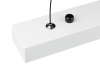 Nowoczesna prostokątna lampa wisząca | sterowanie pilotem | LED | biała | SX41-150CM-60W-W