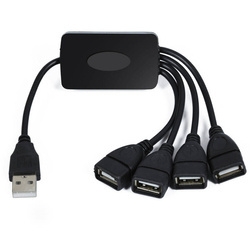 Rozgałęźnik USB - HUB na 4 porty USB | rozdzielacz USB 2.0 | YT26