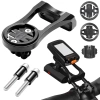 Uchwyt na mostek do komputera rowerowego i GoPro | Aluminiowy uchwyt kompatybilny z Garmin, Bryton | MBZJ-042