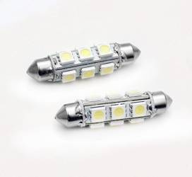Żarówka samochodowa LED C5W 12 SMD 5050 360st