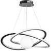 Lampa wisząca LED 60W | Stylowa lampa z księżycem 3D | RLT-50CM-60W-B