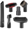 Zestaw końcówek do odkurzacza | Uniwersalne ssawki do odkurzacza | VCA-5in1-BLACK