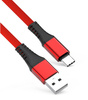 Krótki kabel USB - USB-C Quick Charge 3.0 | 30 cm | Transfer danych, Android Auto | UC-020-TPC