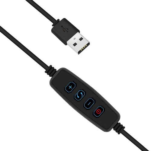 Lampa pierścieniowa LED 16 cm ze statywem 25 cm | Kompaktowy zestaw do makijażu, streamingu i fotografii |