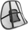 Wspornik pod plecy do samochodu | Ergonomiczna podpórka pod lędźwie | Podpórka pod plecy montowana do krzesła lub fotela | GLY-440-BLACK