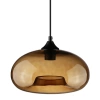 Nowoczesna szklana lampa wisząca | Brązowa | GB-D28-BR