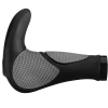Chwyty rowerowe ergonomiczne z rogami | Antypoślizgowe uchwyty kierownicy | MTB, trekking | BHD-233-G