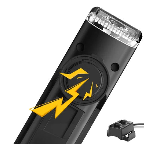  Lampka rowerowa 3w1 LED 450 lm| Komputer liczący prędkość, dystans  oraz czas | Mocne oświetlenie z sygnalizacją dźwiękową | MBLBD-3201