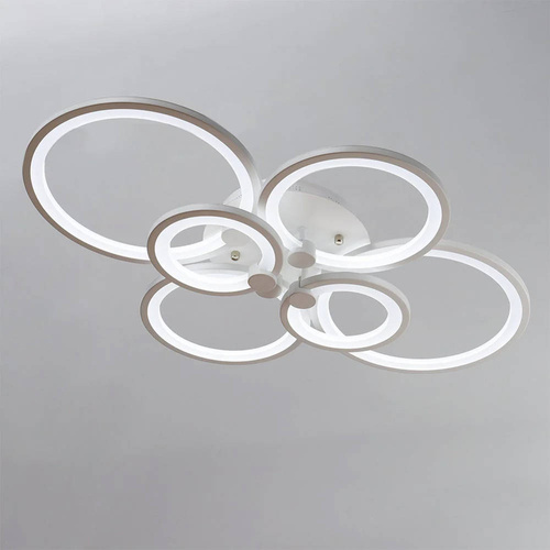 Wieloczęściowa Nowoczesna lampa wisząca | LED | Biała | RLG-C72W-W