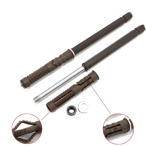 Uchwyt pod półkę | Wspornik do półki | Niewidoczne ramię do mocowania | DF-4PCS-BLACK