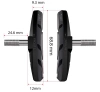 Klocki hamulcowe do roweru  V -Brake | Klocki niesymetryczne nakręcane 70mm | SJSCP-03-B
