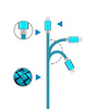 Lightning (iPhone) 1M | Nylonowy kabel USB do iPhone 11 XS XR X 8 7 6 5S SE | C06