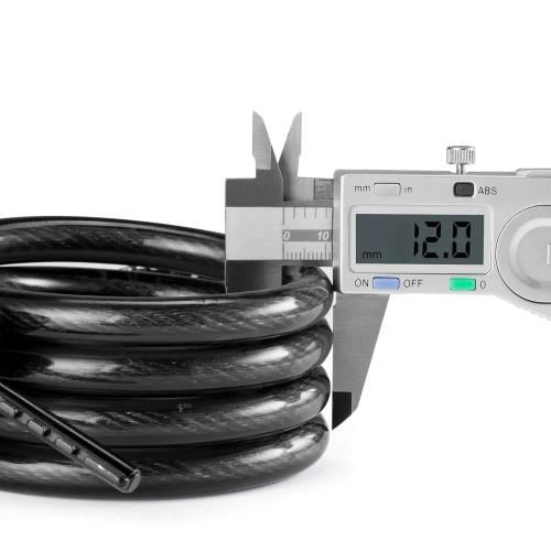 Blokada rowerowa na kod | Linka zabezpieczająca 100 cm | Zapięcie rowerowe 5-cyfrowe | Antykradzieżowa linka stalowa | BLC-566