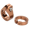 Ergonomiczne gripy rowerowe | Stylowe uchwyty rowerowe ze skóry PU |PUBT-G211A-BR