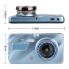 Wideorejestrator 1296p z ekranem 4" i G-Sensorem | Kamera samochodowa Full HD, dotyk, WDR, parking | PZ-V12