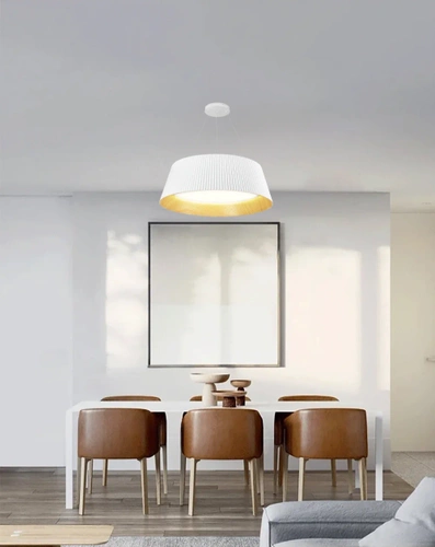 Nowoczesna lampa wisząca LED | Żyrandol z 1 punketm świetlnym | CDL-461-WHITE