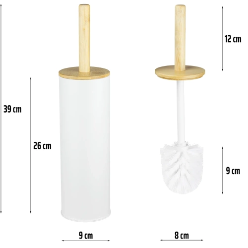 Szczotka toaletowa | Szczotka do WC | Szczotka z pojemnikiem | GY-TB014-WHITE