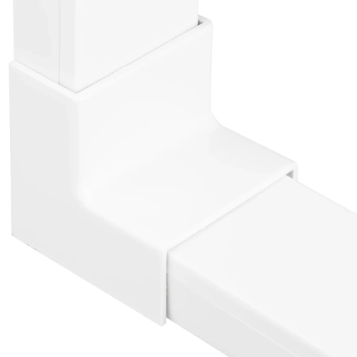Łącznik kątowy wewnętrzny do listwy maskującej 40x20mm | biały | CDT-04