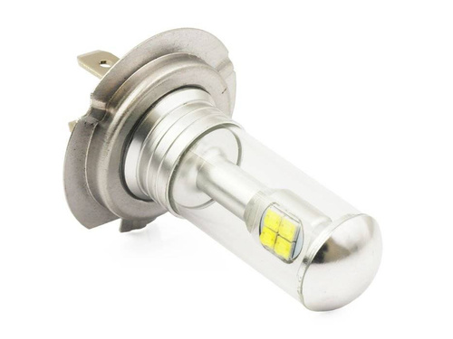 Komplet żarówek samochodowych LED H7 CREE 1800 lm 40W