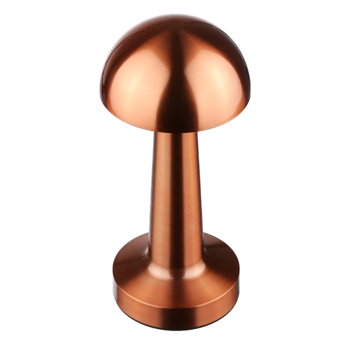 Dotykowa lampka nocna z regulowaną barwą światła | Lampka GRZYBEK USB | HJA11-COPPER| Bezprzewodowa lampka stołowa