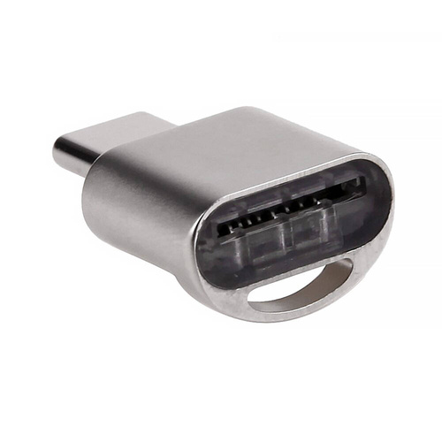 Czytnik kart pamięci microSD | aluminium | CR-030