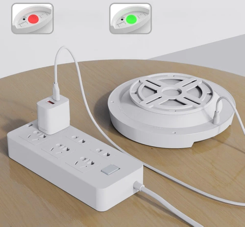 Plafon z wbudowanym akumulatorem | Lampa sufitowa LED z czujnikiem zmierzchu oraz z czujnikiem ruchu | C2772-WHITE