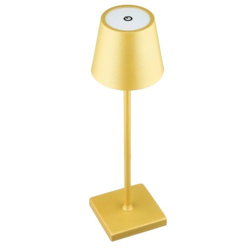 Lampka stołowa z wbudowanym akumulatorem | Dotykowa lampka nocna | HJA28-GOLD-1