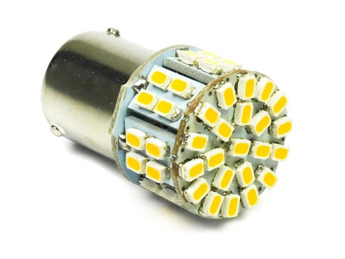 WW Żarówka samochodowa LED BA15S 50 SMD 1206 Biala ciepła