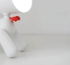 Urocza lampka LED w kształcie pieska z regulacją jasności i akumulatorem USB | Lampka biurkowa Waggy Puppy |  YG-TD104-W
