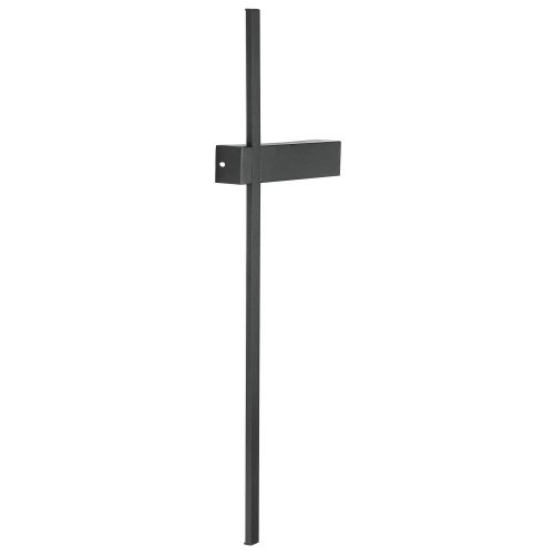 Nowoczesny kinkiet LED | 60cm 10W | Czarna lampa ścienna z aluminium | Lampa LED o barwie 4000K | YG-W003