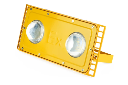 Naświetlacz EX | Lampa LED do miejsc zagrożonych wybuchem gazów | Przeciwwybuchowy halogen | GSM-100W-GOLD