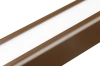 Nowoczesna prostokątna lampa wisząca | sterowanie pilotem | LED | brązowa | SX41-60CM-24W-BR