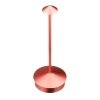 Lampa stołowa z wbudowanym akumulatorem | Lampa nocna z trzema barwami świecenia | Nastrojowa lampka do hotelu, restauracji | HJA32-ROSEGOLD