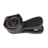 Obiektyw 4K HD, soczewka, nakładka na telefon | 2w1 makro 15x + szeroki kąt | Klips, etui, ściereczka | DT-020