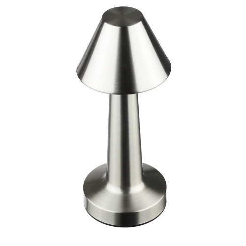 Dotykowa lampka nocna z regulowaną barwą światła | Lampka USB | HJA12-SILVER| Bezprzewodowa lampka stołowa