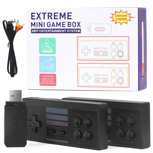 Retro konsola MINI GAME BOX USB | 848 gier w jakości HD 720p | X-09-LD