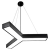 Lampa wisząca LED 30W w kształcie Y | Nowoczesne oświetlenie sufitowe 4000K z regulacją wysokości LPL-001