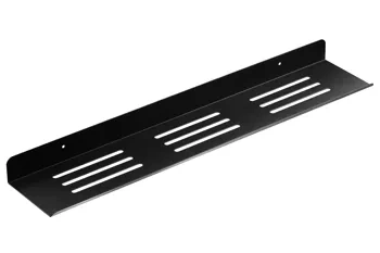 Czarna pólka pod prysznic 60cm | Półka wisząca | BDS-L60CM-B| Metalowa półka łazienkowa