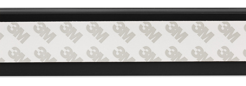 Listwa maskująca do kabli RTV, kanał kablowy, maskownica | Taśma samoprzylepna 3M | 1 metr, 40x20mm, czarna | ZXC-20-1M