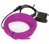 Zestaw El Wire Limonkowy 1M - Światłowód Ambient Light EL Wire z odzielnym inverterem 12V